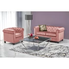 Kép 2/4 - RÓZSASZÍNŰ CHESTERFIELD STÍLUSÚ FOTEL