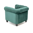 Kép 4/4 - SÖTÉTZÖLD CHESTERFIELD STÍLUSÚ FOTEL