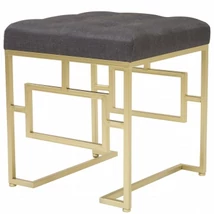 DIVATOS LEÜLŐKE ARANY SZÍNŰ EGYEDI FORMÁJÚ LÁBBAL