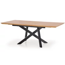 BŐVÍTHETŐ TÁRGYALÓASZTAL ÉS ÉTKEZŐASZTAL KÜLÖNLEGES KIALAKÍTÁSÚ FÉM LÁBBAL 180-240 CM BŐVÍTHETŐ TÁRGYALÓASZTAL ÉS ÉTKEZŐASZTAL KÜLÖNLEGES KIALAKÍTÁSÚ FÉM LÁBBAL 180-240 CM