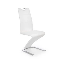 IRODAI SZÉK EGYEDI FÉM LÁBBAL ÉS FORMAVILÁGGAL FEHÉR SZÍNBEN