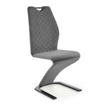 SZÜRKE SZÍNŰ STEPPELT KÁRPITOZÁSÚ TÁRGYALÓSZÉK 