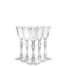 BOHEMIA KRISTÁLY POHÁR SZETT 6 DARABOS 70 ML-ES