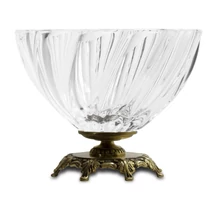 KLASSZIKUS KEHELY FORMÁJÚ KÍNÁLÓ BOHEMIA KRISTÁLY 19 CM KLASSZIKUS KEHELY FORMÁJÚ KÍNÁLÓ BOHEMIA KRISTÁLY 19 CM