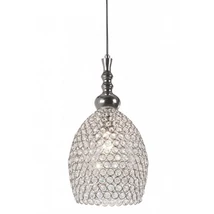 ÜVEGKRISTÁLY HOSSZÚKÁS HARANG ALAKÚ FÜGGESZTÉK 42 CM