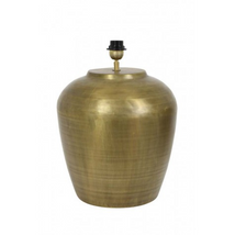 ANTIK BRONZ VÁZA HATÁSÚ ASZTALI LÁMPA 46 CM