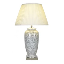 DÍSZES DEKORATÍV KERÁMIA LÁMPA BÚRÁVAL 52 CM