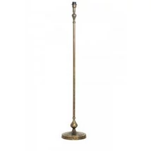 KLASSZIKUS STÍLUSÚ ANTIKOLT BRONZ SZÍNŰ PATINÁS ÁLLÓLÁMPA 133 cm