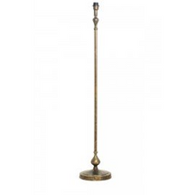 KLASSZIKUS STÍLUSÚ ANTIKOLT BRONZ SZÍNŰ PATINÁS ÁLLÓLÁMPA 133 cm