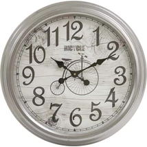 FÉM FALIÓRA BICIKLI MINTÁVAL A SZÁMLAPON 60 CM