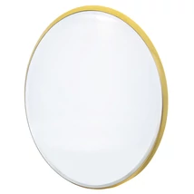 OVÁLIS FALI TÜKÖR ARANY SZÍNŰ KERETTEL 63 CM