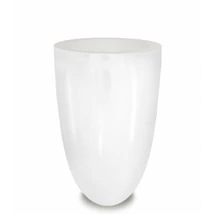 KÖZEPES MÉRETŰ FEHÉR SZÍNŰ DESIGN PADLÓVÁZA 63 CM
