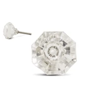 DEKORATÍV ÜVEG BÚTORGOMB ÉS FOGANTYÚ ÁTLÁTSZÓ