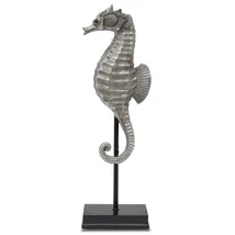 CSIKÓHAL FIGURA EZÜST SZÍNBEN ÁLLÓ 43,5 CM