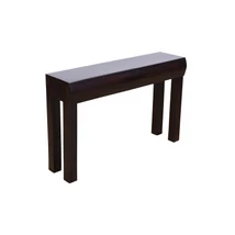KONZOLASZTAL  RÓZSAFÁBÓL EGYEDI HULLÁMOS FIÓKKAL 120 CM