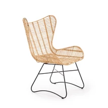 ÚJ DESIGN RATTAN FOTEL FÉM LÁBBAL