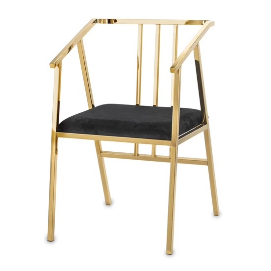 ELEGÁNS ARANY SZÍNŰ SZÉK KARFÁVAL EGYEDI DESIGN