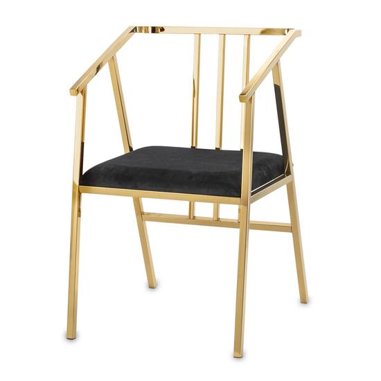 ELEGÁNS ARANY SZÍNŰ SZÉK KARFÁVAL EGYEDI DESIGN