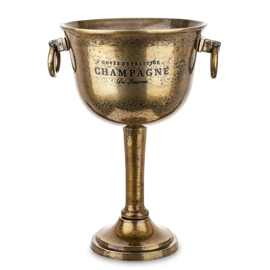 EXKLUZÍV ÁLLÓ PEZSGŐHŰTŐ BRONZ SZÍNBEN 48 CM MAGAS
