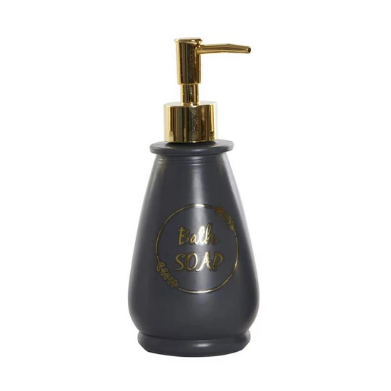 SZAPPANADAGOLÓ "BATH SOAP FELIRATTAL SZÜRKE SZÍNBEN