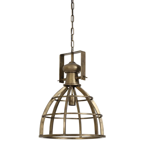 IPARI STÍLUSÚ INDUSTRIÁL BRONZ SZÍNŰ FÜGGŐLÁMPA 40 CM