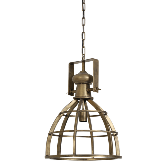 IPARI STÍLUSÚ INDUSTRIÁL BRONZ SZÍNŰ FÜGGŐLÁMPA 40 CM