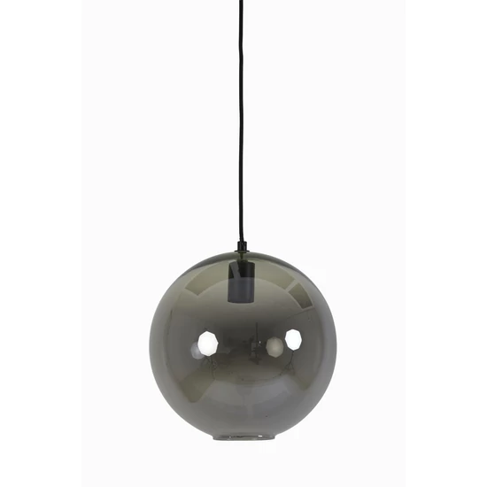 KÖR ALAKÚ ÜVEG FÜGGŐLÁMPA 30 CM