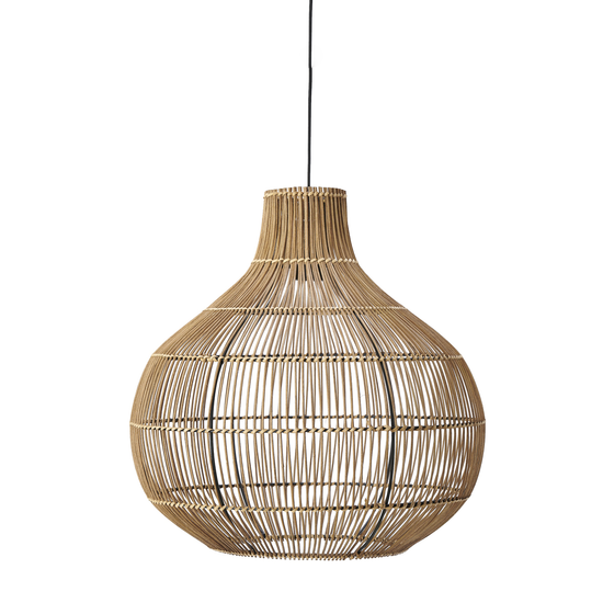 RATTAN FÜGGESZTÉK NAGY MÉRETBEN BARNA SZÍNBEN 50 CM