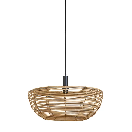 NAGY MÉRETŰ DESIGN RATTAN FÜGGESZTÉK 60 CM