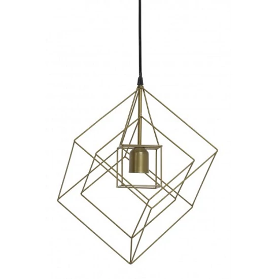 DESIGN GEOMETRIAI FORMÁJÚ FÜGGŐLÁMPA FÉMBŐL