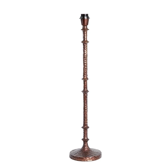 DIVATOS EGYEDI FORMÁJÚ ANTIK RÉZ SZÍNŰ DESIGN ASZTALI LÁMPATEST 69,5 CM