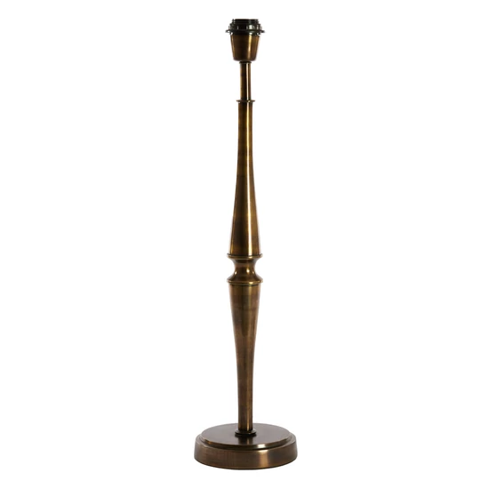 EGYEDI MEGJELENÉSÚ ANTIK BRONZ FÉM ASZTALI LÁMPATEST 63 CM