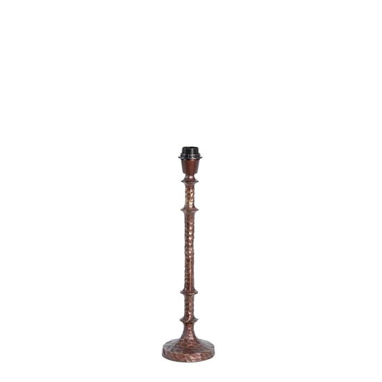 DIVATOS EGYEDI FORMÁJÚ ANTIK RÉZ SZÍNŰ DESIGN ASZTALI LÁMPATEST 49 CM