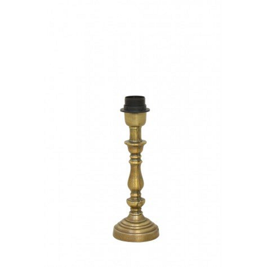 ANTIK BRONZ KLASSZIKUS KEREK TALPÚ LÁMPA 27 CM