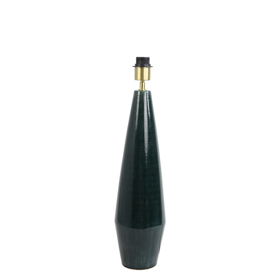 MODERN SÖTÉTZÖLD KERÁMIA ASZTALI LÁMPA 61 CM