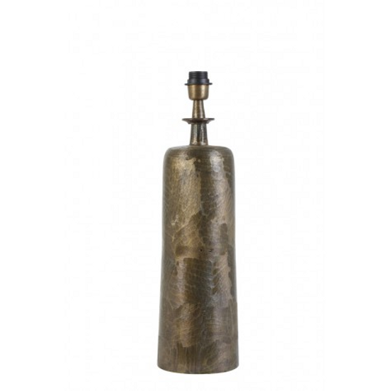 DESIGN  LÁMPA CSISZOLT ANTIK BRONZ FELÜLETTEL 59 CM