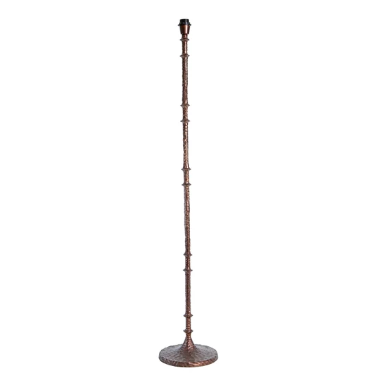 DIVATOS EGYEDI FORMÁJÚ ANTIK RÉZ SZÍNŰ DESIGN ÁLLÓ LÁMPATEST 133,5 CM