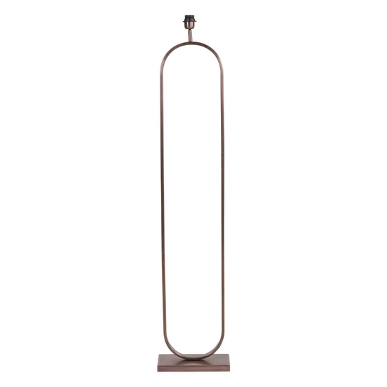 EGYEDI FORMÁJÚ ÁLLÓLÁMPA ANTIK RÉZ SZÍNBEN 142 CM