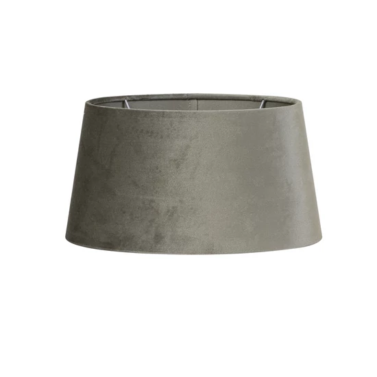 SZÜRKE OVÁLIS BÁRSONY BÚRA 35 CM ÁTMÉRŰVEL