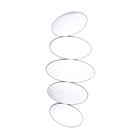 EGYEDI FORMÁJÚ MODERN  FALI TÜKÖR  119 CM MAGAS