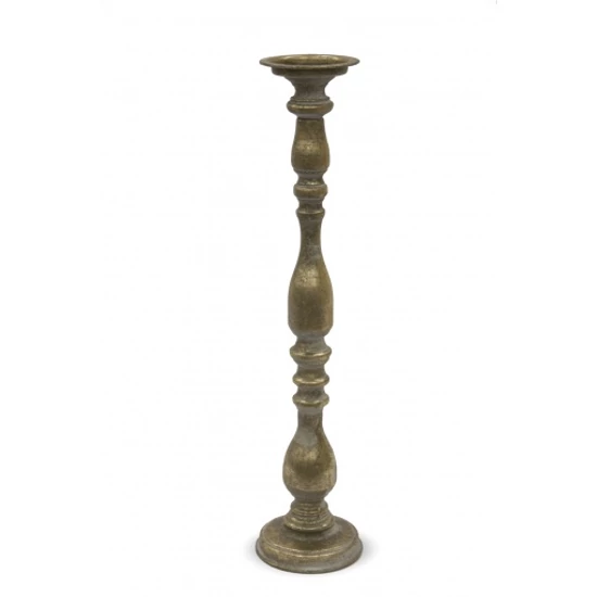 KLASSZIKUS STÍLUSÚ BRONZ SZÍNŰ ÁLLÓ GYERTYATARTÓ 60 CM