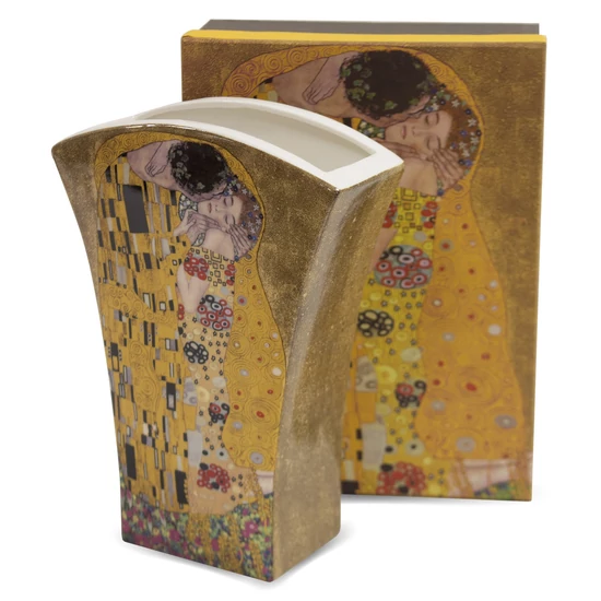 VÁZA GUSTAV KLIMT " A CSÓK " DÍSZDOBOZBAN