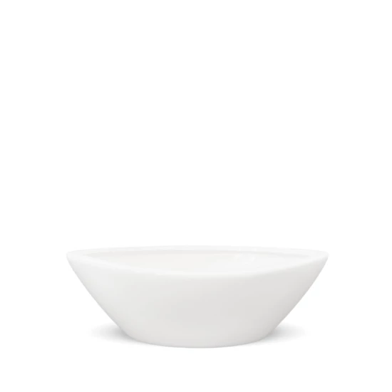 DESIGN CSÓNAK FORMÁJÚ KERÁMIA VÁZA FEHÉR SZÍNŰ 30,5 CM