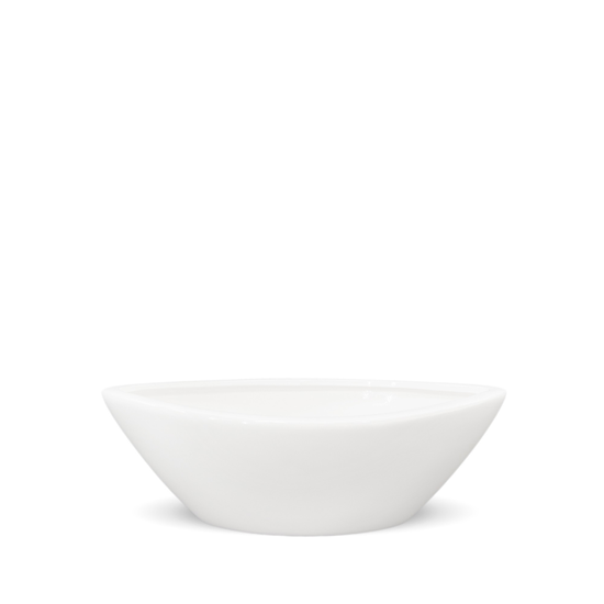 DESIGN CSÓNAK FORMÁJÚ KERÁMIA VÁZA FEHÉR SZÍNŰ 30,5 CM