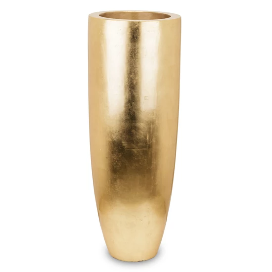 ARANY SZÍNŰ  DESIGN PADLÓVÁZA 123 CM MAGAS