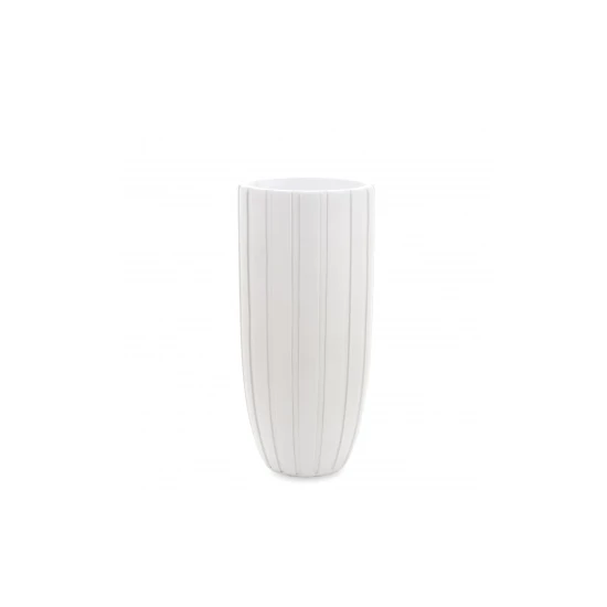ELEGÁNS DESIGN PADLÓVÁZA FEHÉR SZÍNBEN 71 CM