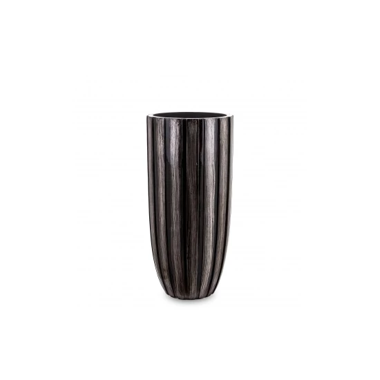 ELEGÁNS DESIGN PADLÓVÁZA FEKETE SZÍNBEN 71 CM
