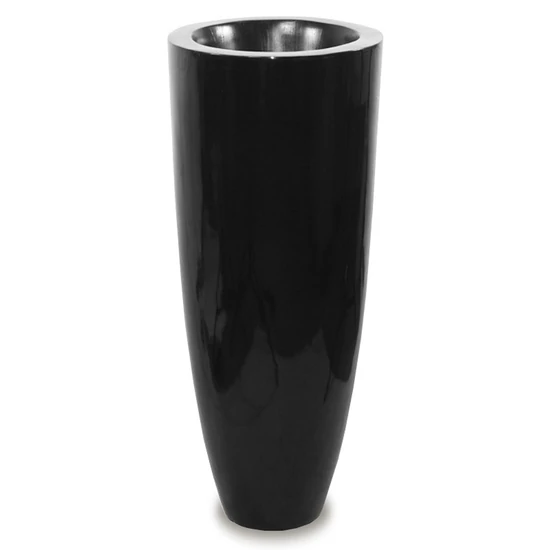 FEKETE SZÍNŰ DESIGN ÁLLÓ VÁZA 105 CM