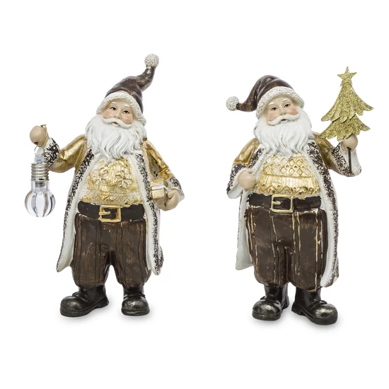 MIKULÁS FIGURA PÁRBAN  24 CM MAGAS