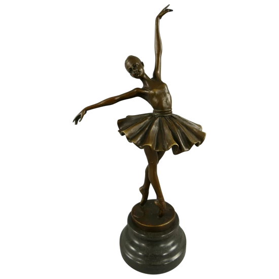 KECSES BALERINA BRONZ SZOBOR